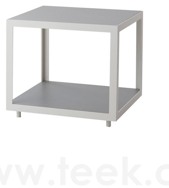 Cane-line Rám pro konferenční stolek Level, Cane-line, čtvercový 48x48x42 cm, hliník barva lava grey