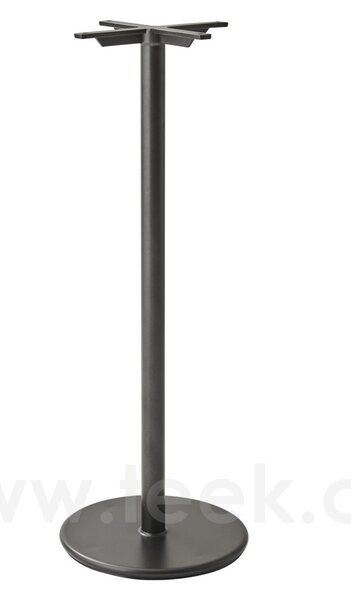 Cane-line Rám pro barový stolek Go, Cane-line, kulatá základna 40x102 cm, hliník barva lava grey