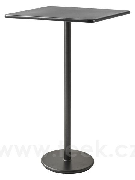 Cane-line Rám pro barový stolek Go, Cane-line, kulatá základna 40x102 cm, hliník barva lava grey