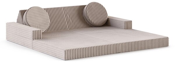 Rozkládací pohovka VARIANT BÉŽOVÁ SZTRUKS 160x80