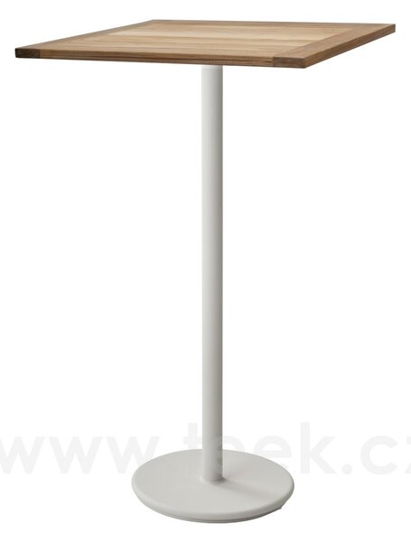 Cane-line Rám pro barový stolek Go, Cane-line, kulatá základna 40x102 cm, hliník barva lava grey