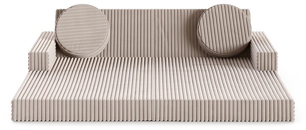 Rozkládací pohovka VARIANT BÉŽOVÁ SZTRUKS 160x80