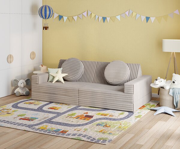 Rozkládací pohovka VARIANT BÉŽOVÁ SZTRUKS 160x80