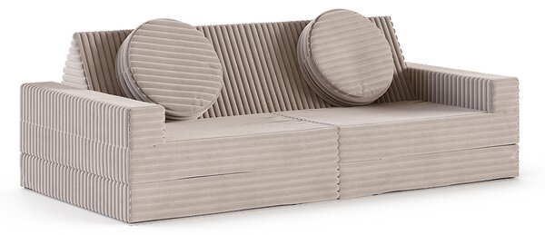 Rozkládací pohovka VARIANT BÉŽOVÁ SZTRUKS 160x80