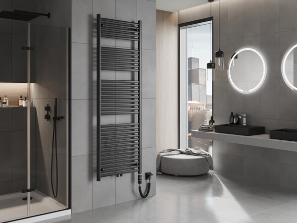 Mexen Hades, elektrické topné těleso 1800 x 600 mm, 900 W, černá, W104-1800-600-2900-70