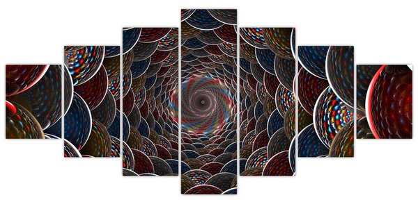Obraz - Vír (210x100 cm)