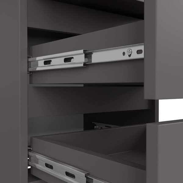 Ak furniture Komoda CL3 40 cm grafitově šedá