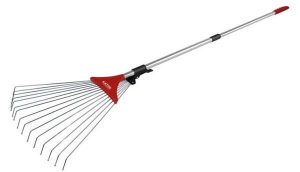 Extol Premium - Nastavitelné hrábě s teleskopickou násadou 80-158 cm