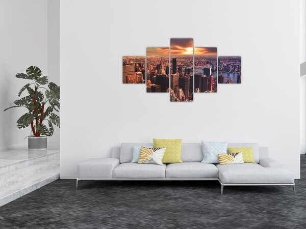 Obraz - Pohled na metropoli (125x70 cm)