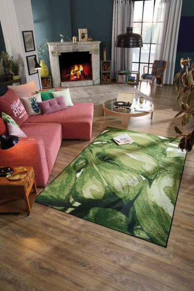 Koberec GARDEN PALM GREEN MULTI