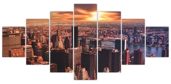 Obraz - Pohled na metropoli (210x100 cm)