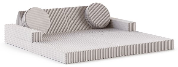 Rozkládací pohovka VARIANT ŠEDÁ SZTRUKS 160x80