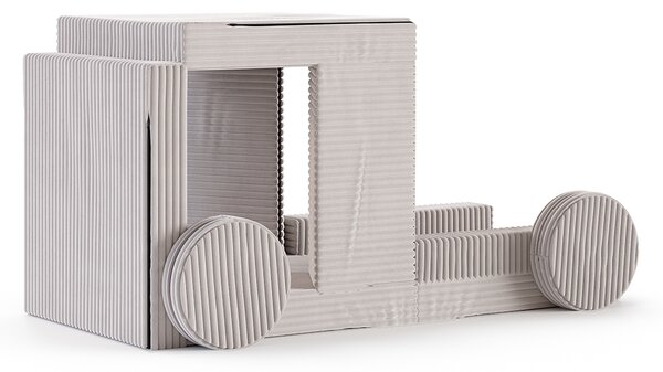 Rozkládací pohovka VARIANT ŠEDÁ SZTRUKS 160x80