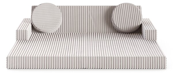 Rozkládací pohovka VARIANT ŠEDÁ SZTRUKS 160x80
