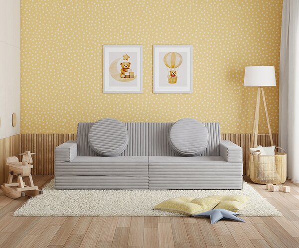 Rozkládací pohovka VARIANT ŠEDÁ SZTRUKS 160x80