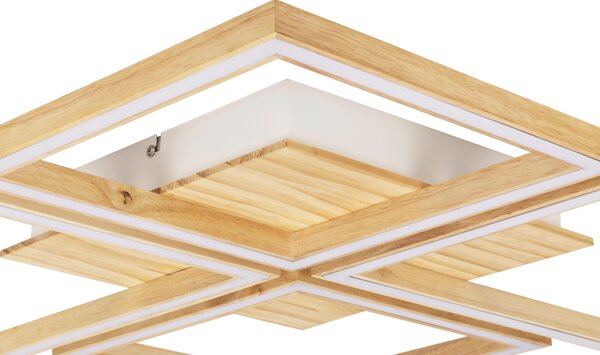 STROPNÍ LED SVÍTIDLO, 75,5/75,5/5 cm Novel - Stropní svítidla