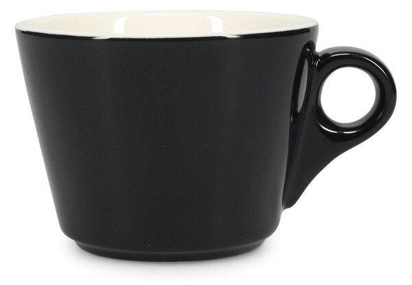 Černý porcelánový šálek na cappuccino 160 ml Barista – BonBistro
