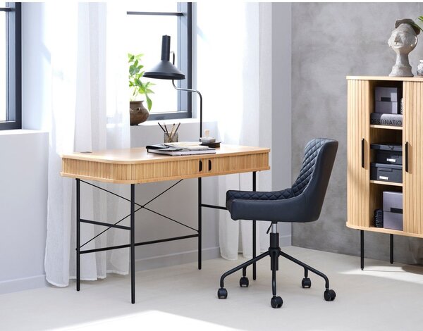 Pracovní stůl v dekoru dubu 60x120 cm Nola – Unique Furniture