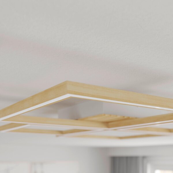 STROPNÍ LED SVÍTIDLO, 75,5/75,5/5 cm Novel - Stropní svítidla
