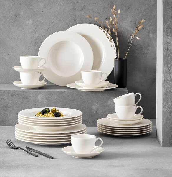 KOMBINOVANÁ SOUPRAVA Basic White 30dílné Villeroy & Boch - Sady nádobí kombinované