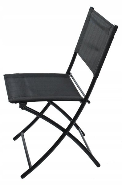 Set dvou zahradních židlí SIESTA černý