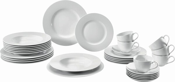 KOMBINOVANÁ SOUPRAVA Basic White 30dílné Villeroy & Boch - Sady nádobí kombinované