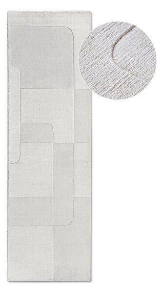 Krémový ručně tkaný vlněný běhoun 80x250 cm Charlotte – Villeroy&Boch