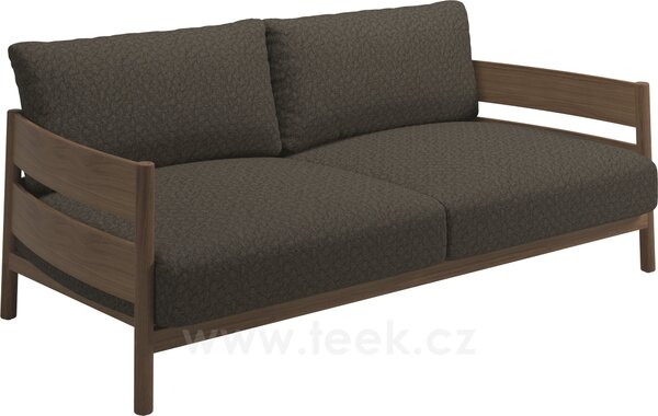 Gloster Teakové 2-místné sofa/pohovka Haven, Gloster, 192x94x82,5 cm, rám teak, sedáky kat. B barva dle vzorníku