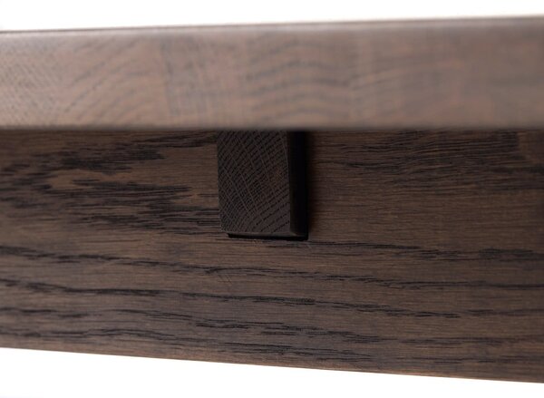 Hnědý rozkládací jídelní stůl 95x180 cm Arun – Unique Furniture