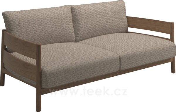 Gloster Teakové 2-místné sofa/pohovka Haven, Gloster, 192x94x82,5 cm, rám teak, sedáky kat. B barva dle vzorníku