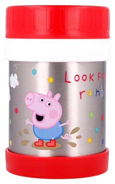 Nerezový termobox na svačinu, 284ml, Stor, Prasátko Peppa