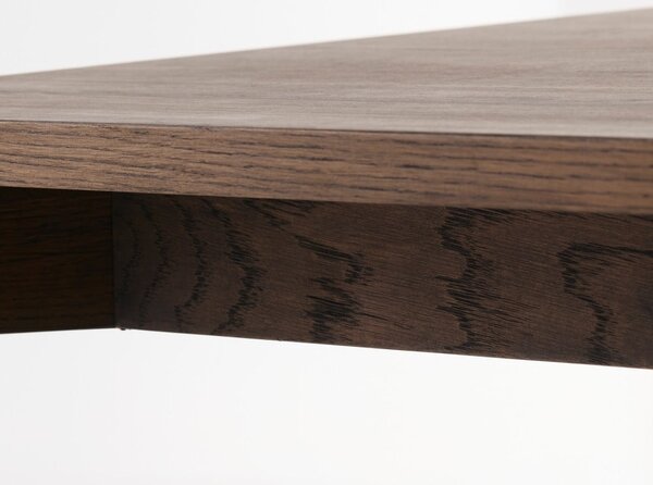 Hnědý rozkládací jídelní stůl 95x180 cm Arun – Unique Furniture