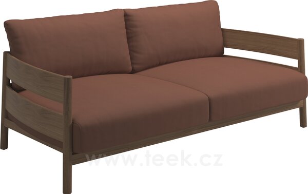 Gloster Teakové 2-místné sofa/pohovka Haven, Gloster, 192x94x82,5 cm, rám teak, sedáky kat. B barva dle vzorníku