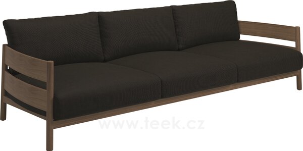 Gloster Teakové 3-místné sofa/pohovka Haven, Gloster, 276,5x94x82,5 cm, rám teak, sedáky kat. C barva dle vzorníku