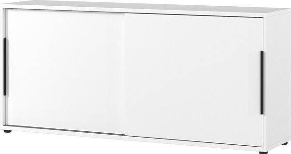Bílá skříňka s posuvnými dveřmi 160x74 cm Mailand – Germania