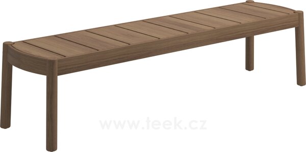 Gloster Konferenční stolek Haven, Gloster, obdélníkový 159x42x38,5 cm, rám teak, deska teak