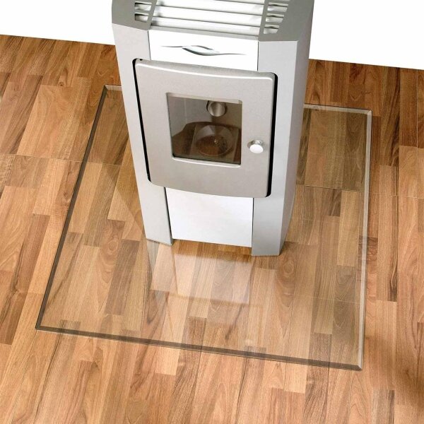 Sklo pod kamna 1000x1000x8 mm čtverec