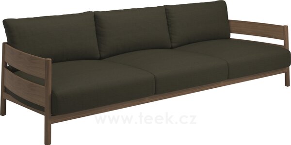 Gloster Teakové 3-místné sofa/pohovka Haven, Gloster, 276,5x94x82,5 cm, rám teak, sedáky kat. C barva dle vzorníku