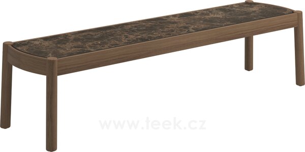 Gloster Konferenční stolek Haven, Gloster, obdélníkový 159x42x38,5 cm, rám teak, deska teak