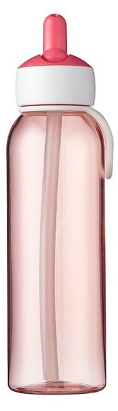Láhev na vodu s vyklápěcím pítkem, 500ml, Mepal, růžová