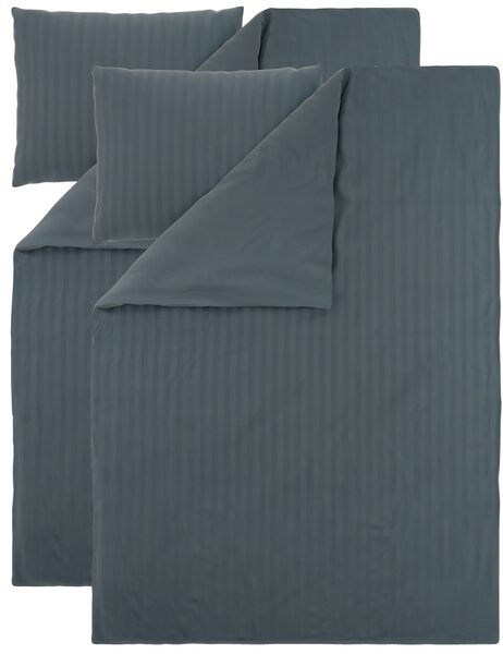 Livarno® Sada ložního povlečení z bambusové viskózy, 140 x 200 cm, 70 x 90 cm, 2dílná, modrá (800013492)