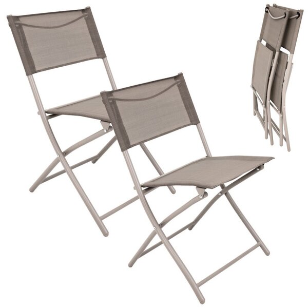 Set dvou zahradních židlí SIESTA béžový