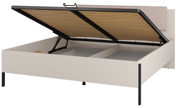 Postel s úložným prostorem 180x200 JUKAN 52 kašmír