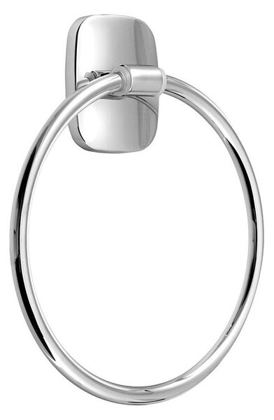 Aqualine - Nástěnný věšák na ručníky RUMBA pr. 15,6 cm lesklý chrom