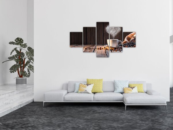 Obraz - Čas na kávu (125x70 cm)