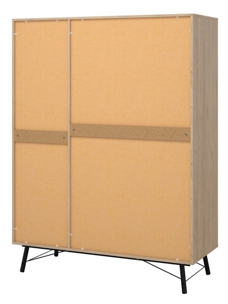 Šatní skříň v dekoru dubu v přírodní barvě 150x200 cm Ry – Tvilum