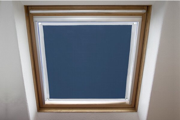Modrá termo sluneční clona 59x114 cm – Maximex