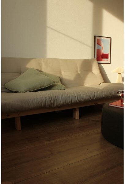 Šedobéžová lněná pohovka 200 cm Lean – Karup Design