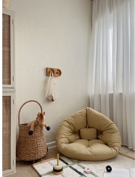 Žluté dětské křesílko Mini Nido - Karup Design