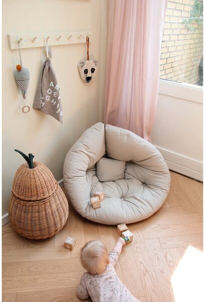 Černošedé relaxační dětské křesílko Mini Nido - Karup Design